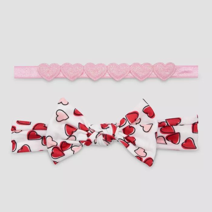 Baby Girls' 2pk Heart Headwrap - Just One You® made by carter's | Target
