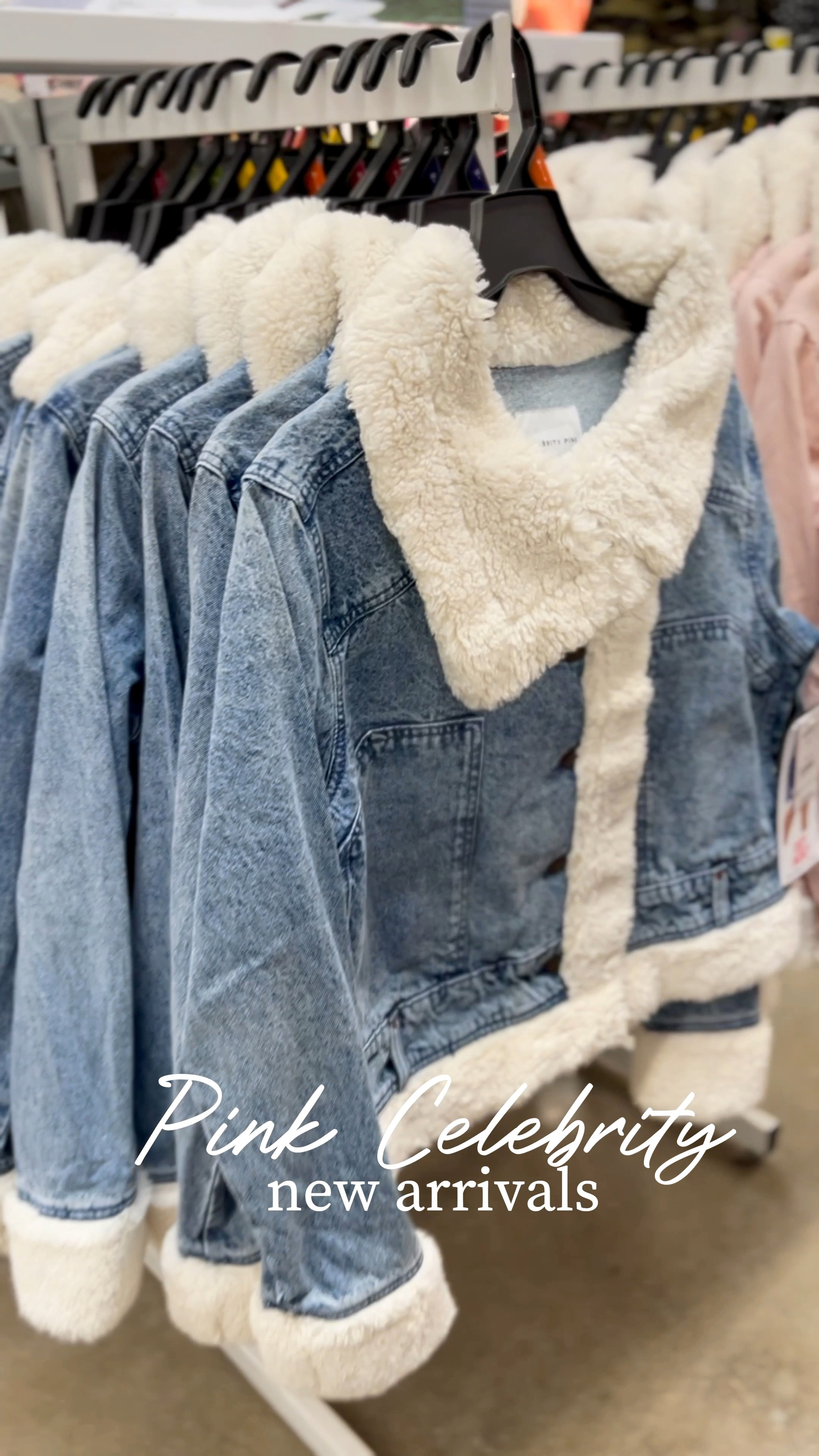 Walmart is killing it this year! This sherpa denim jacket will sell out so fast! Celebrity Pink Women's Faux Sherpa Jacket, Sizes XS-3X. New arrival. Under $30. Perfect fall staple. New corduroy shacket . Love for less. Savoe or splurge. Styletip 

#walmart #jacket #fall 

#LTKSeasonal #LTKstyletip #LTKmidsize