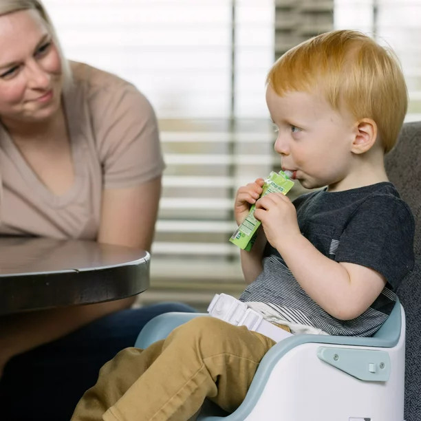 Monbebe Bobbi Feeding Booster Seat, Mint | Walmart (US)