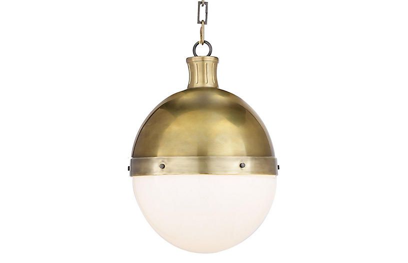 Hicks Pendant - Hand-Rubbed Brass - Large | One Kings Lane