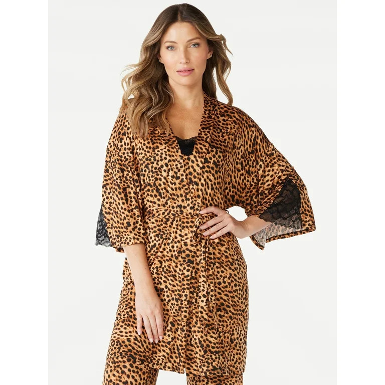 Sofia Vergara Women’s Lace Robe with pockets, Women’s | Walmart (US)