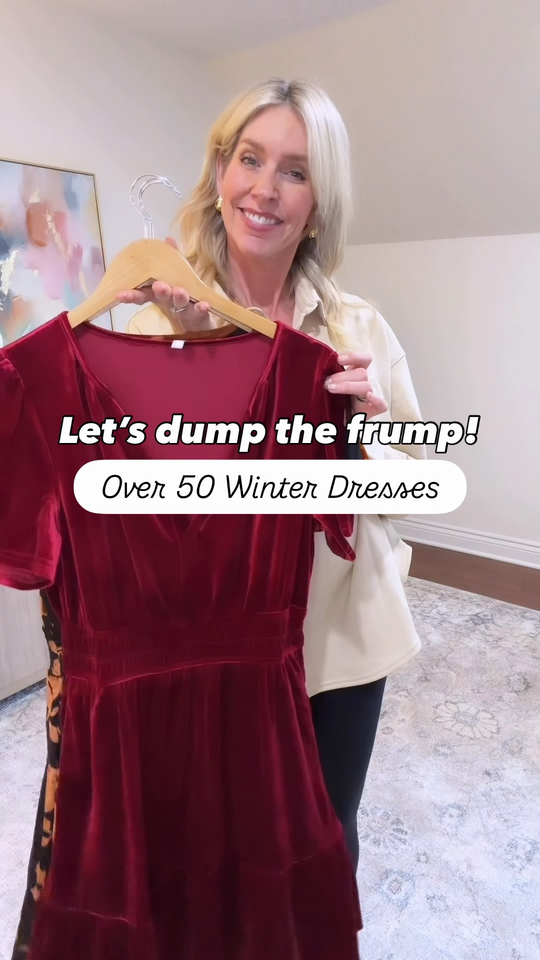 Here are 3 winter dresses that are 💯 frump free! To avoid the frump, try these 3 tips..

1. Opt for a dress that pulls in at the waist to create shape.
2. Try a v-neck as its the most flattering collar style.
3. Want to cover the arms? Try these 3, they all have sleeves!

The short dress runs slightly small, size up if between sizes. All 3 come in many colors too and would be perfect for the holidays!

#LTKFindsUnder50 #LTKHoliday #LTKOver40