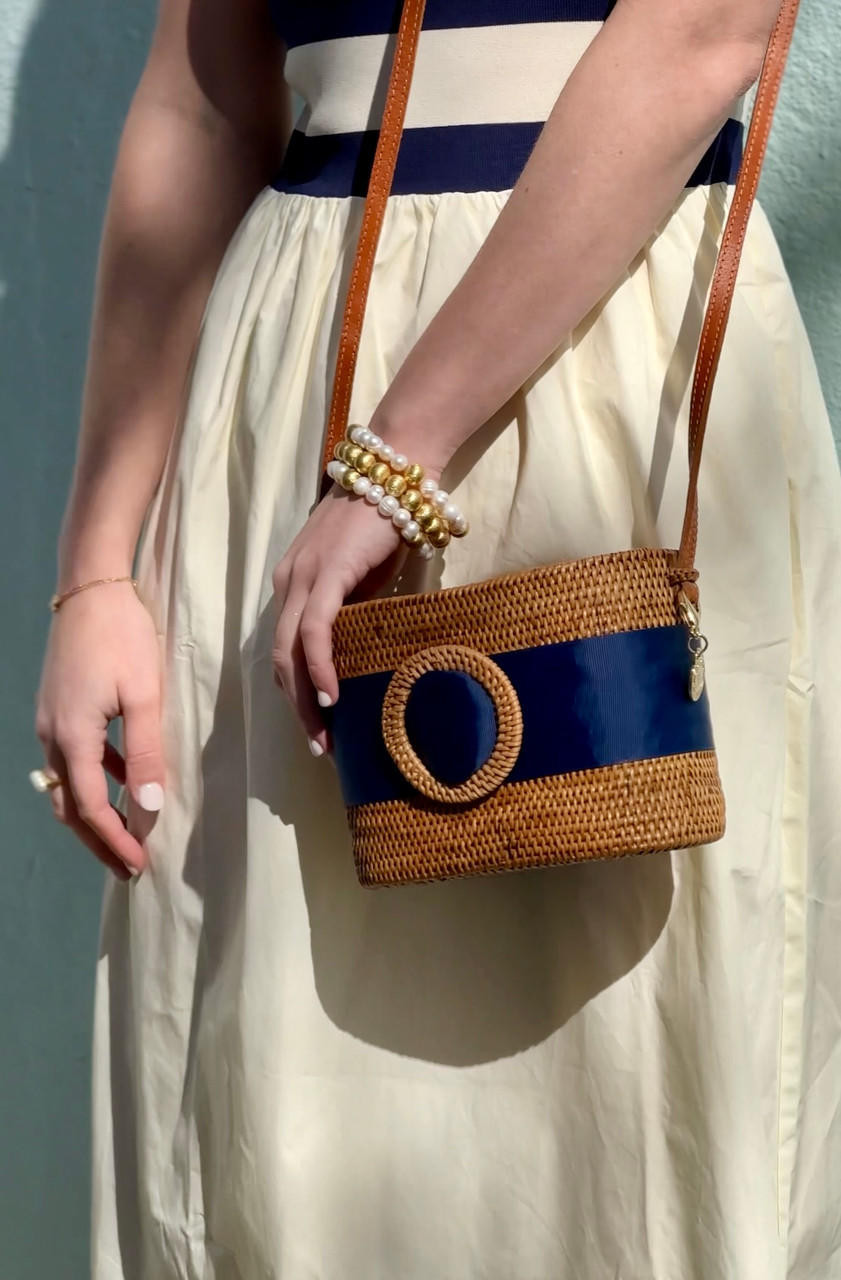 Sarah Stack - Georgia Beaded Bracelet Stack  - 2 Freshwater Pearl 10mm and 1 - 10mm - Sarah Weisb... | Lisi Lerch Inc