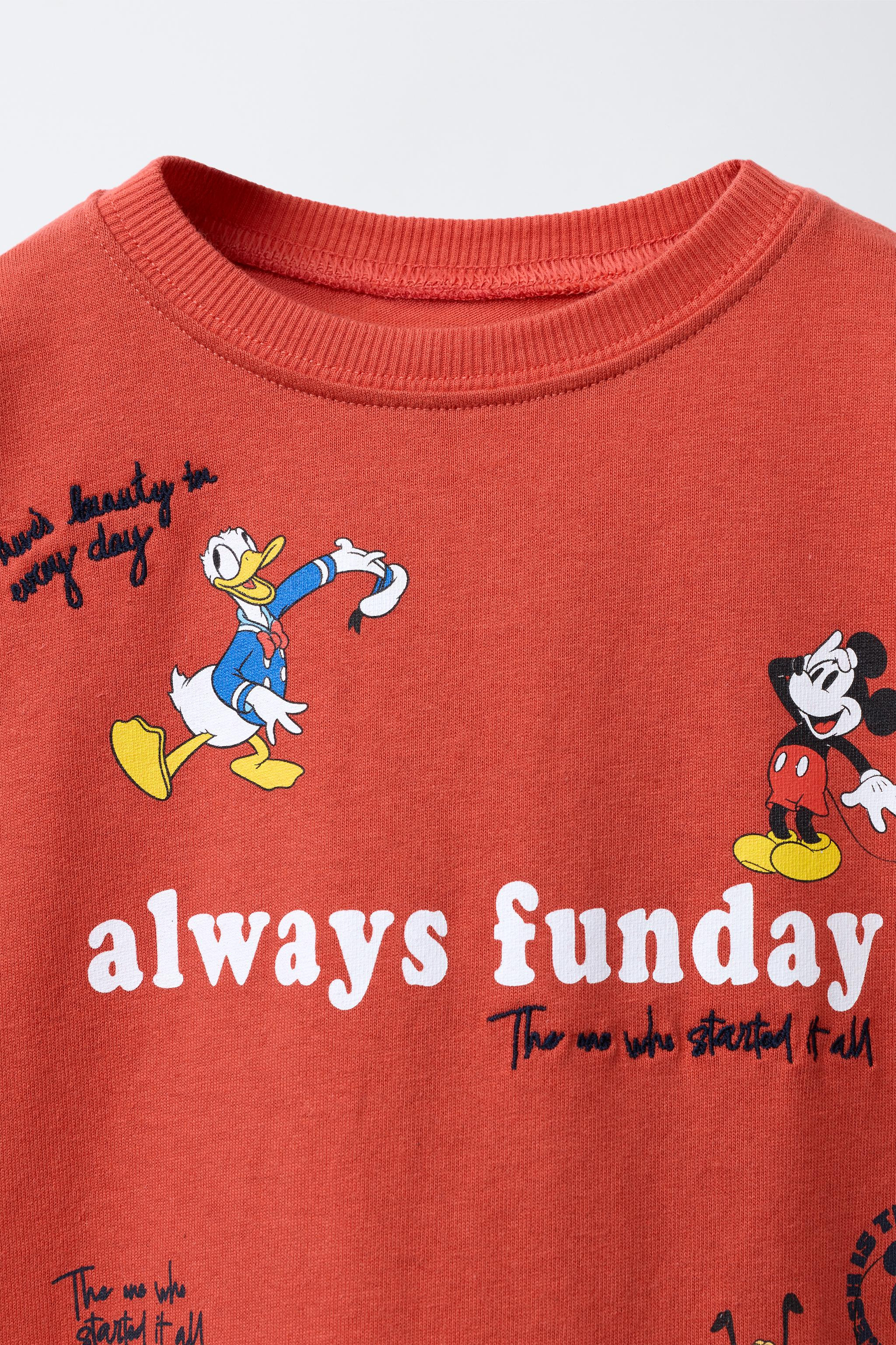 MICKEY MOUSE AND FRIENDS © DISNEY EMBROIDERED T-SHIRT | Zara US