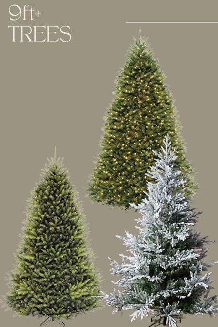 Oversized Christmas trees for your home 

#LTKSeasonal #LTKhome #LTKHoliday