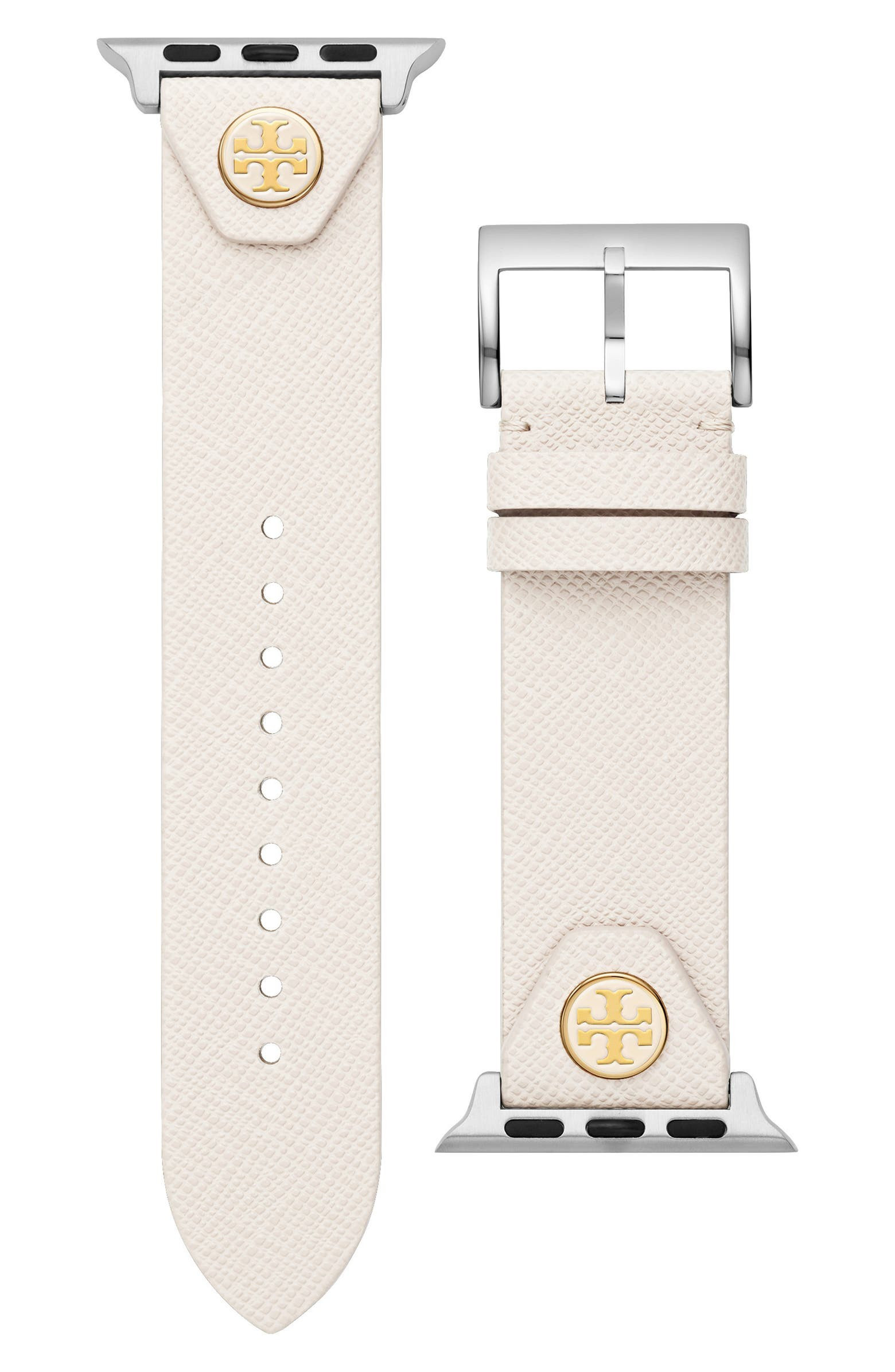 Tory Burch The Studs Leather Apple Watch® Strap | Nordstrom | Nordstrom