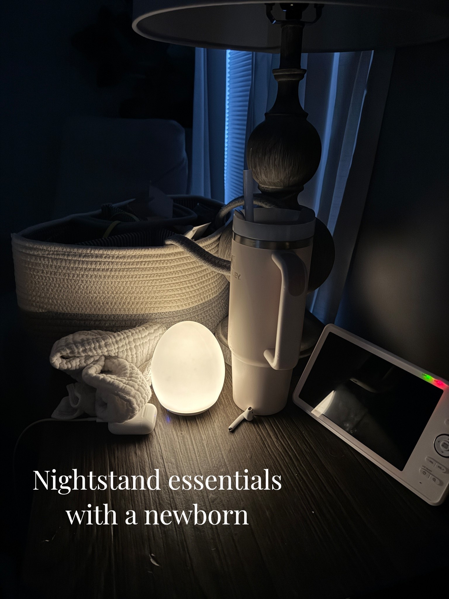 Here’s what I keep on my nightstand for those middle of the night feeds - must haves! Cannot recommend this egg light enough!

Nightstand essentials | newborn | new mom | mom life | baby gear | night light | bat monitor | headphones | Amazon finds | breastfeeding mom | 



#LTKBaby #LTKmomlife #LTKdayinmylife
