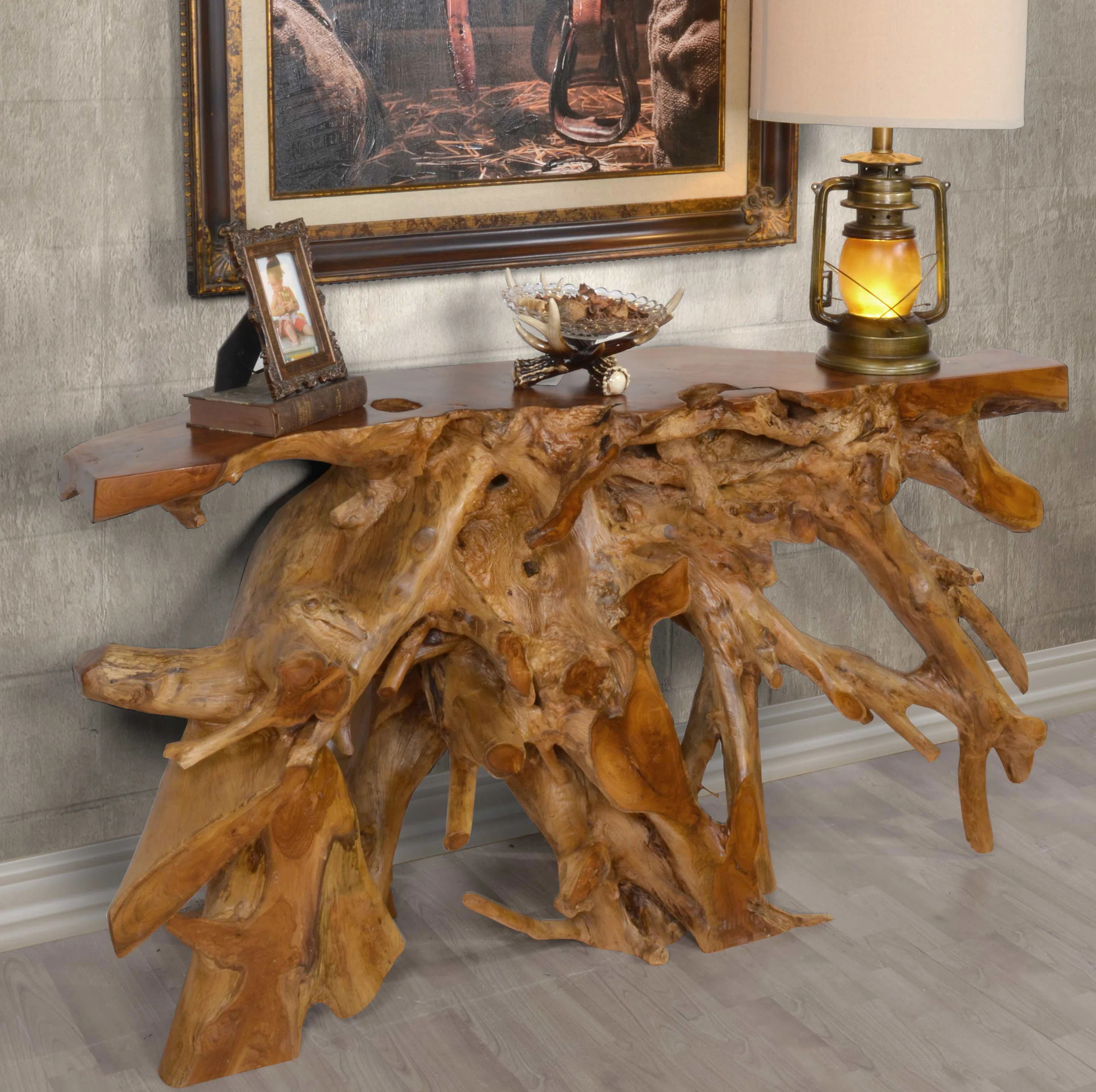 Dunaghy 59.5'' Solid Wood Console Table | Wayfair North America