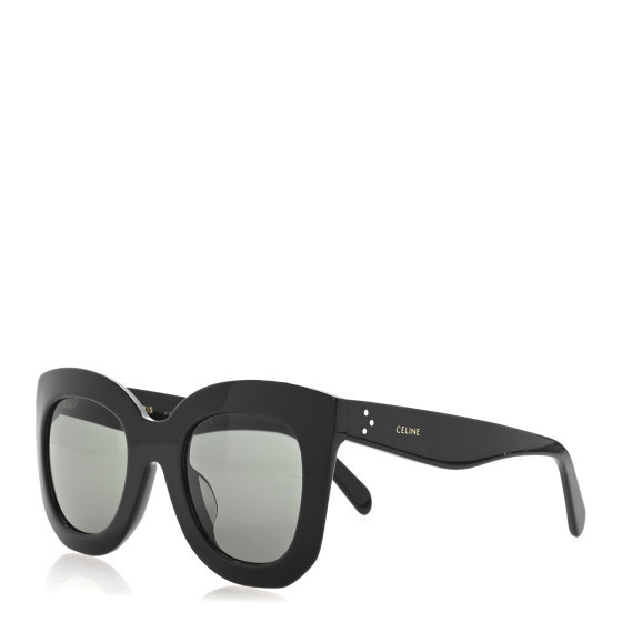 Oversized Round Sunglasses CL4005FN Black | FASHIONPHILE (US)