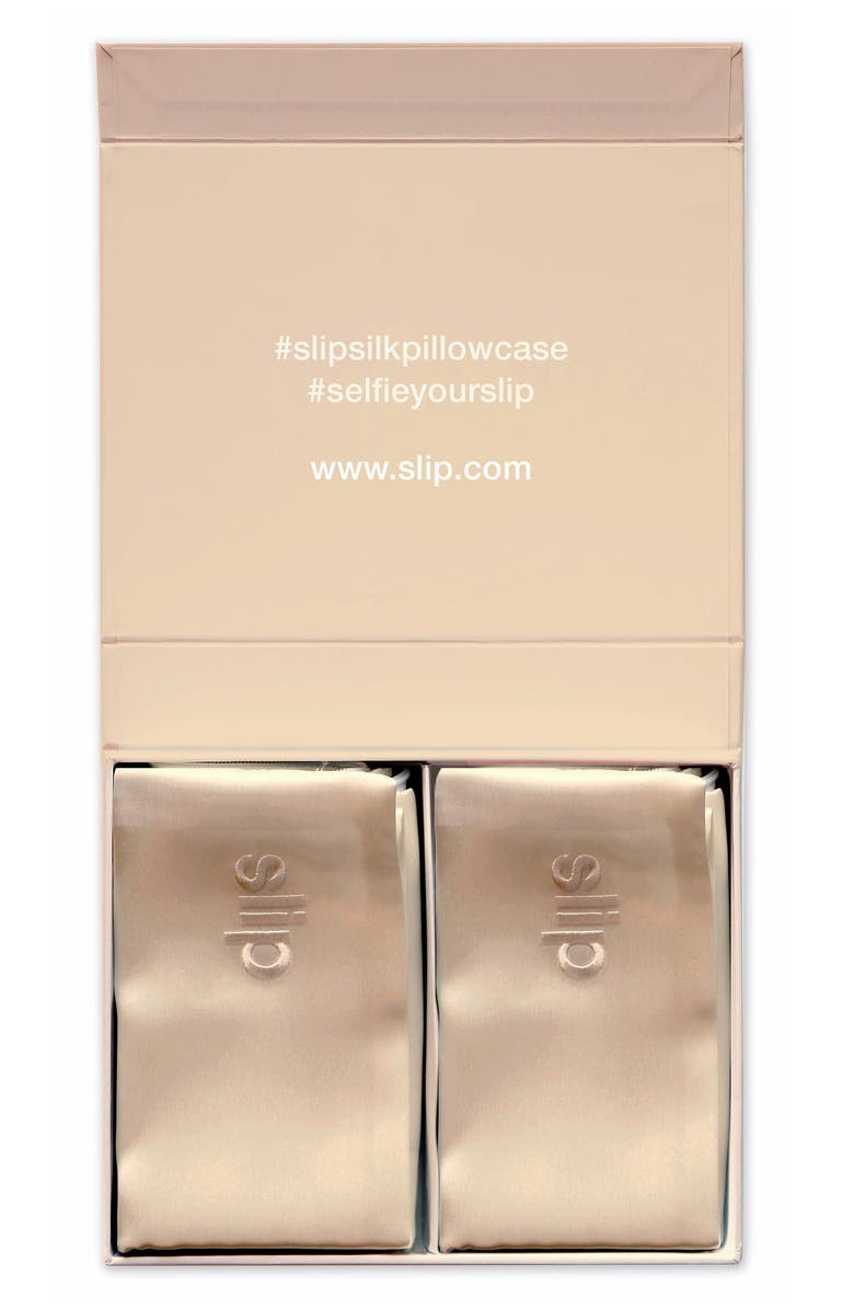 Pure Silk Caramel Queen Pillowcase Duo | Nordstrom