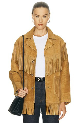 Fringe Suede Jacket | FWRD 