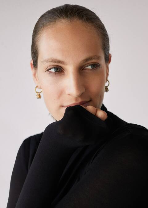 Creolen mit Perlen | MANGO (DE)