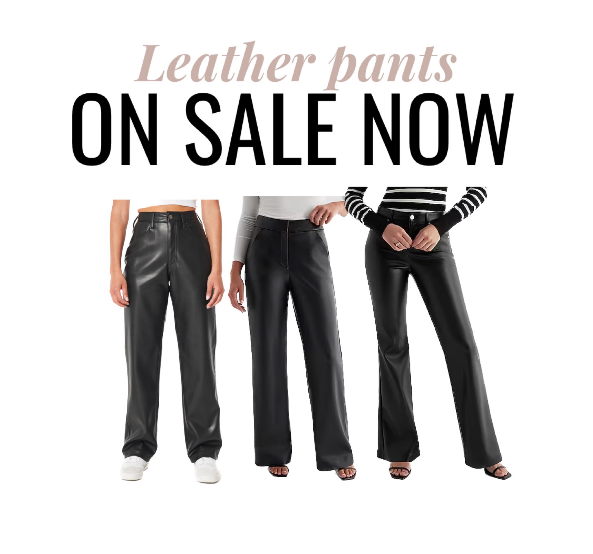 Leather pants fall style fall outfits | on sale now 

#LTKsalealert #LTKfindsunder100 #LTKfindsunder50