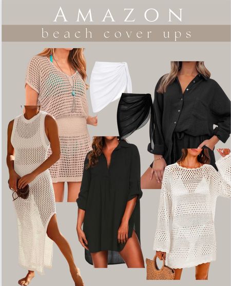 Amazon beach cover ups! 
Spring fashion finds, Amazon looks for less, beach vacation styling, pool essentials 

#LTKfindsunder50 #LTKtravel #LTKswim