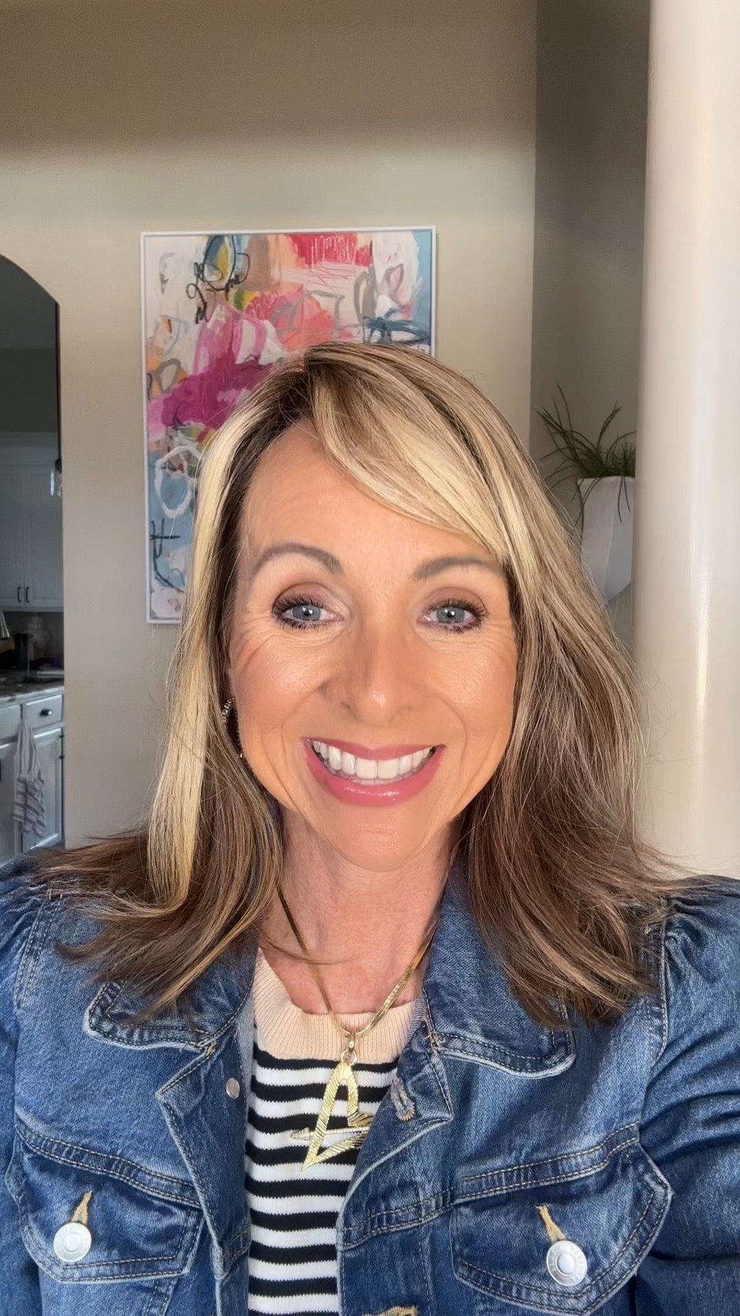 New Hair Topper 
12 inches long 
Color is Ombre Ash Blonde
I had bangs cut into it

#LTKOver40 #LTKBeauty