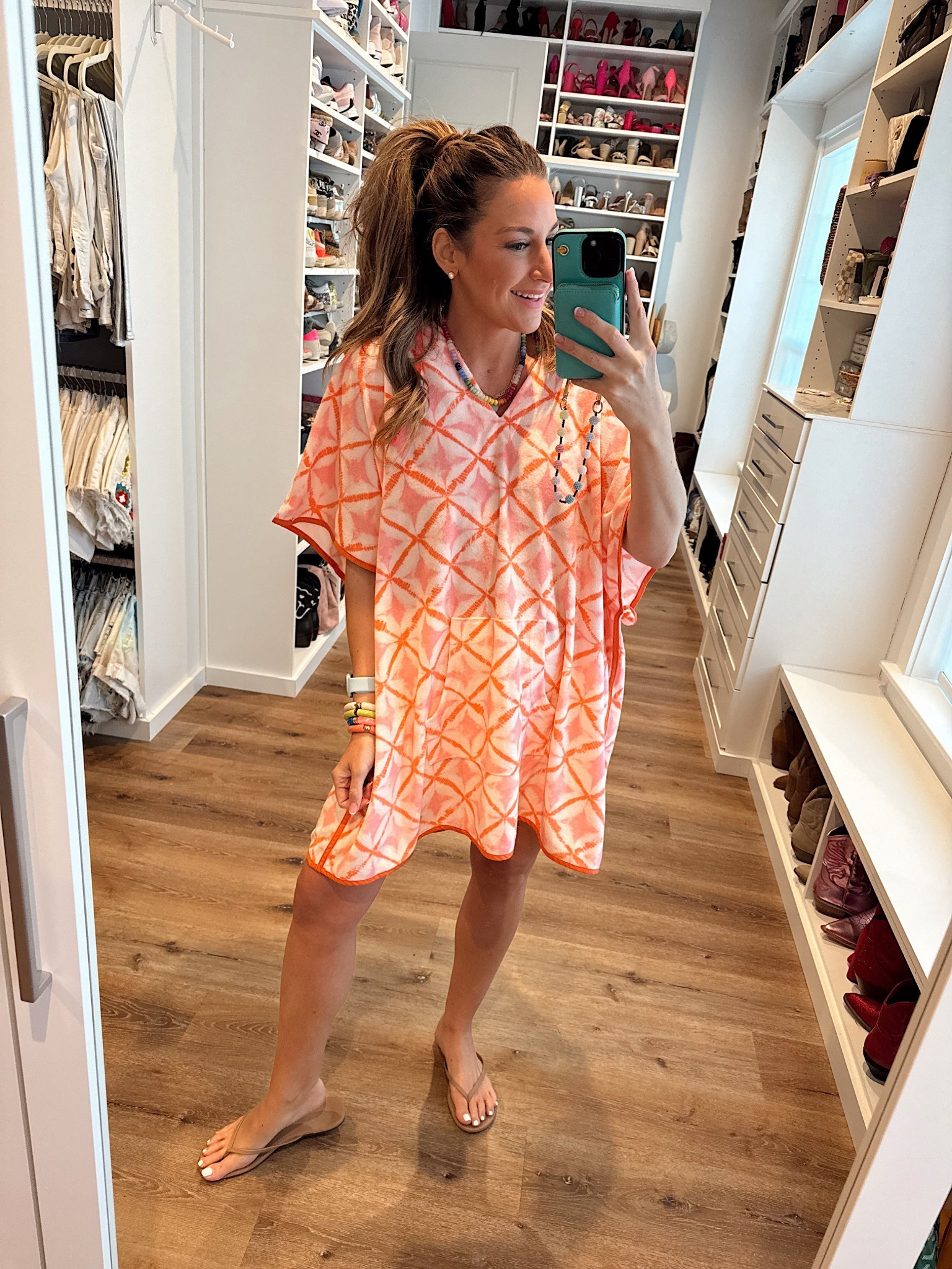 Coverup and swimsuit 