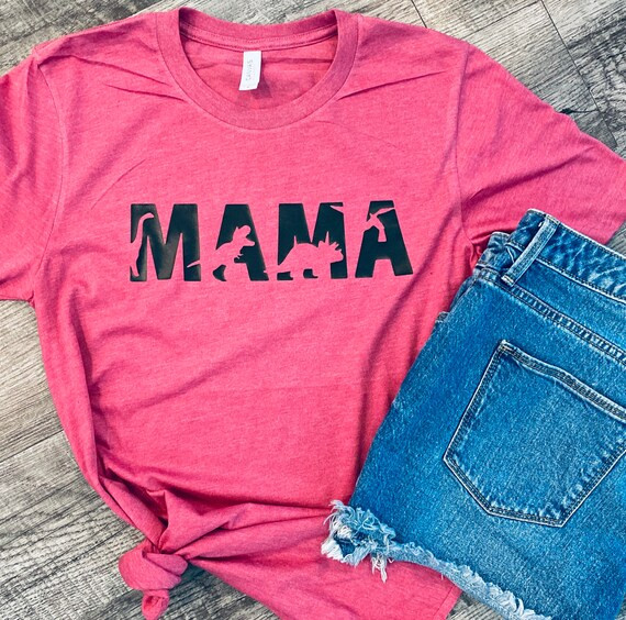 Mama Dinosaur Tee | Etsy (US)