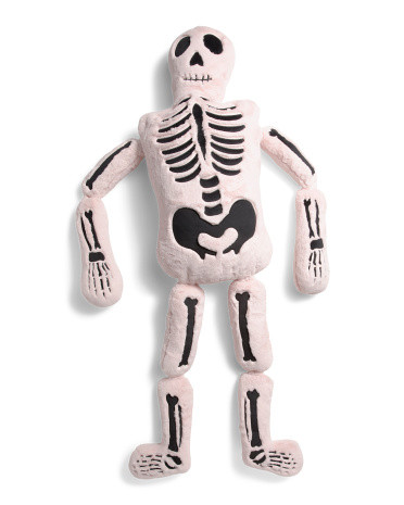 60x32 Life Sized Skeleton Shaped Buddy Pillow | TJ Maxx