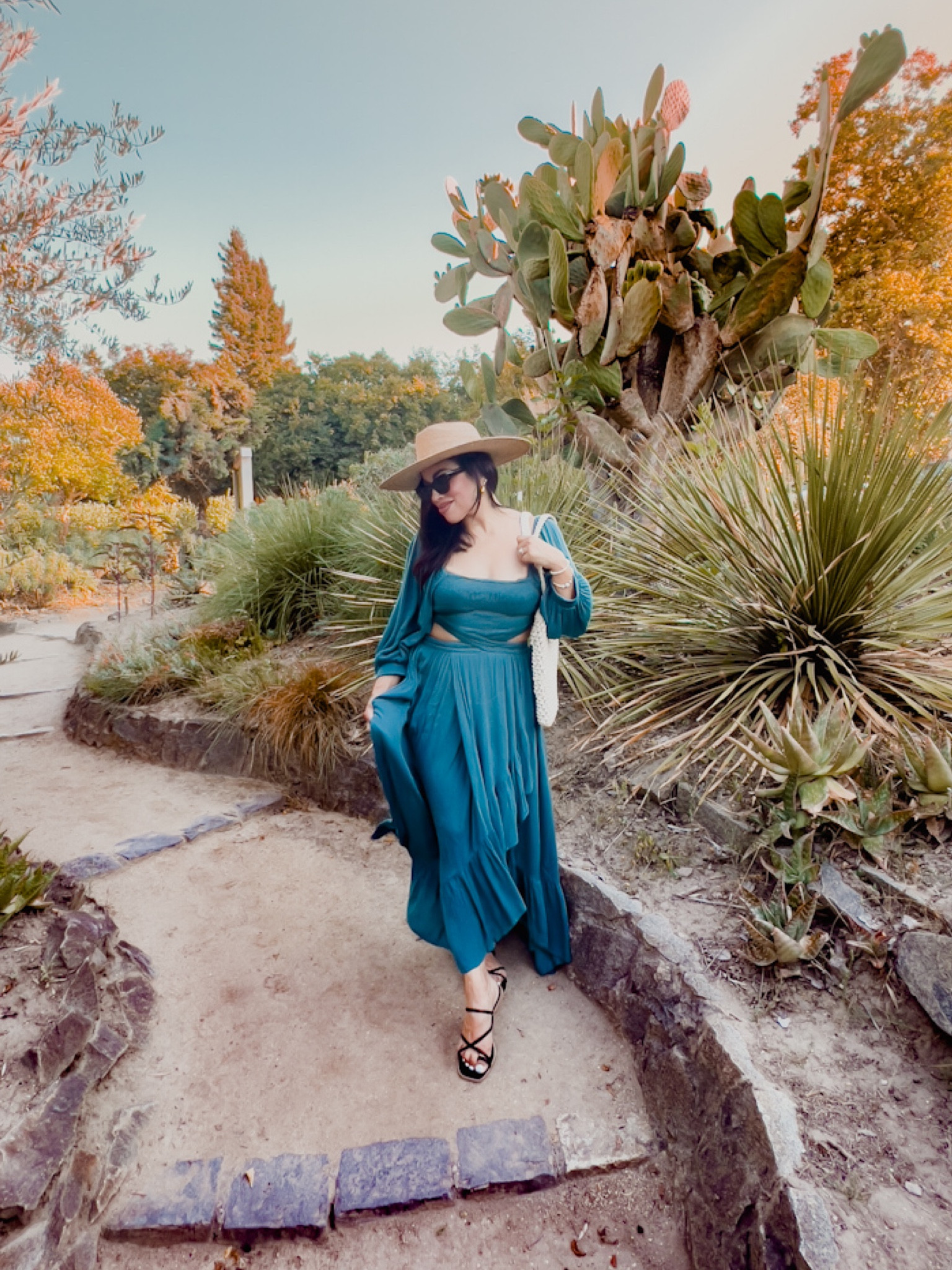 Finding ways to wear this dress on repeat. The soft fabric, cutouts and the ruffled hem are everything! Perfect for end of summer to fall warm weather! 

#LTKunder100 #LTKstyletip #LTKtravel