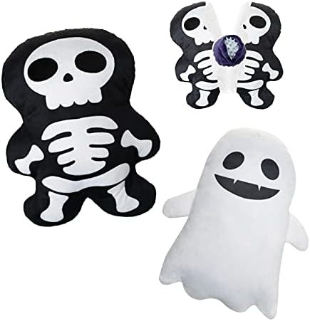 PAWCHIE 2 Pack Halloween Dog Toys, Plush Dog Squeaky Toys for Puppy, 2-in-1 Interactive Dog Chew ... | Amazon (US)