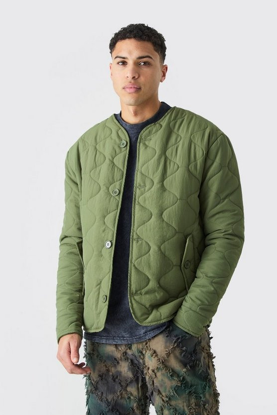 Onion Quilted Liner Jacket | boohooMAN (DE, IE & UK)
