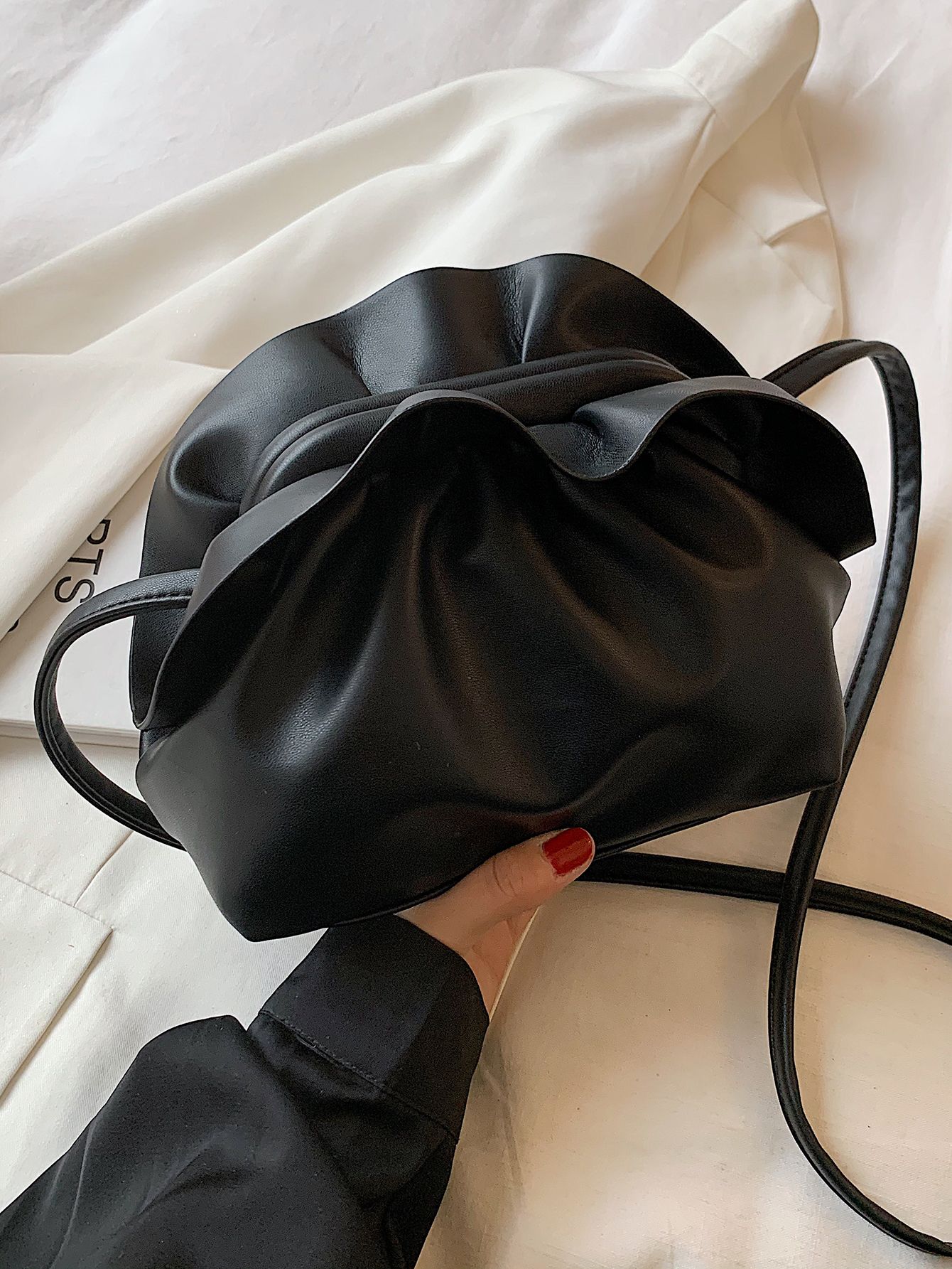 Ruched Design Crossbody Bag | SHEIN