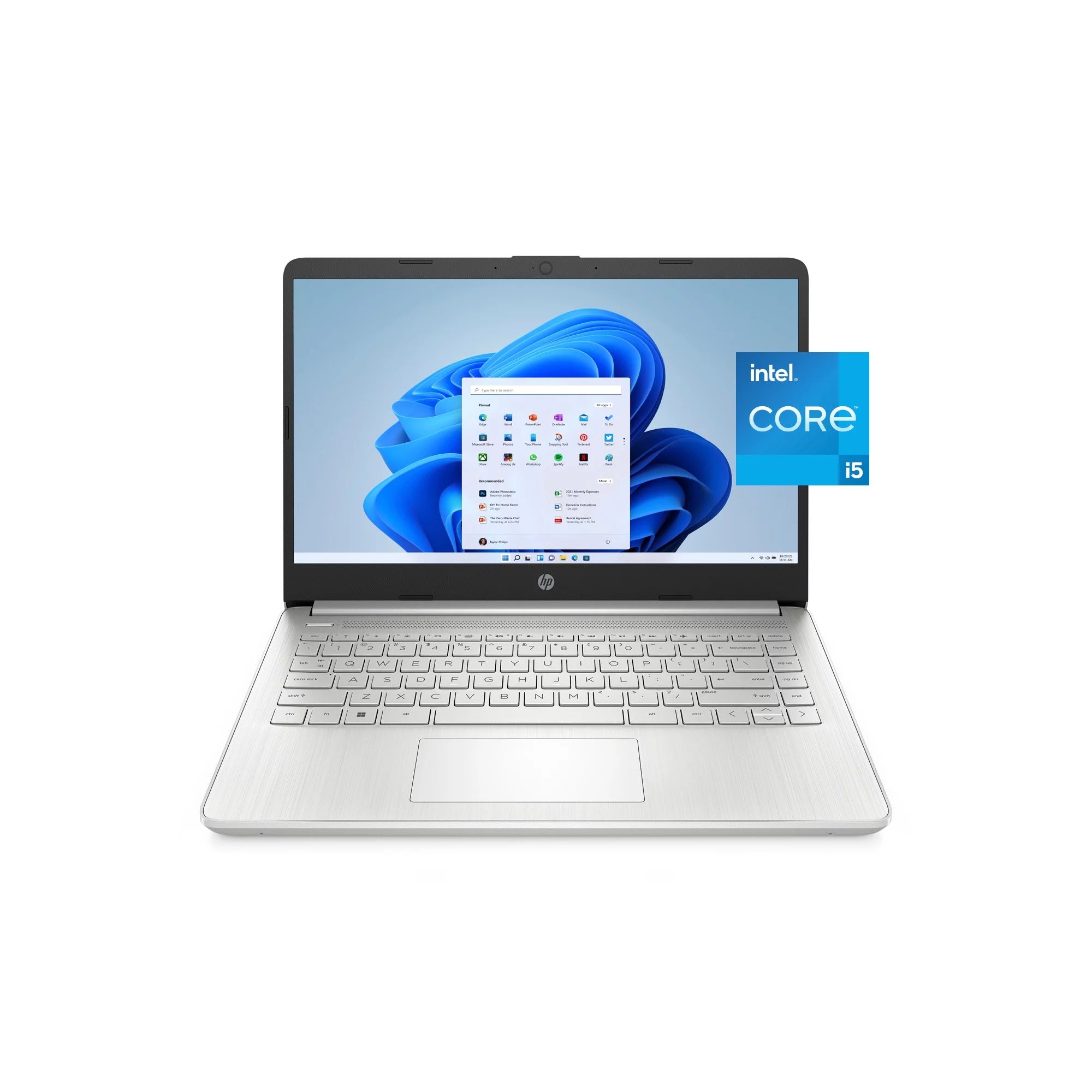 HP 14" Laptop, Intel Core i5-1135G7, 8GB RAM, 256GB SSD, Natural Silver, Windows 11 Home, 14-dq20... | Walmart (US)