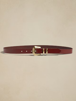 Angolo Leather Belt | Banana Republic (US)
