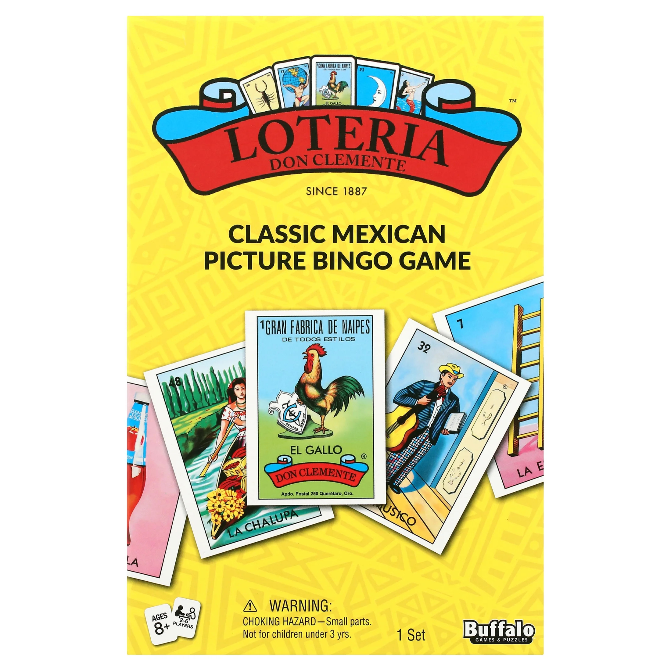 Loteria – Classic Family Mexican Picture Bingo Board Game for Ages 8 and up, by Buffalo Games | Walmart (US)
