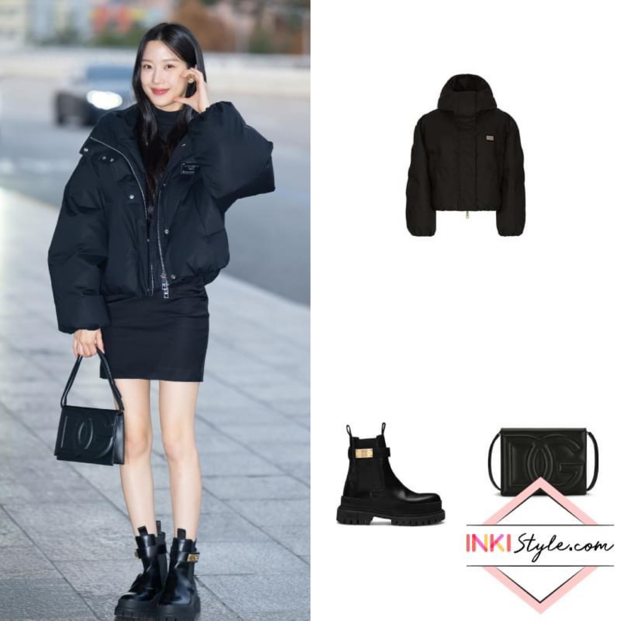 #MoonGaYoung stuns in a chic jet-black ensemble at the airport. 
.
.
.
#moongayoungstyle #moongayoungfashion #문가영 #문가영패션 #dolcegabbana #inkistyle #inkistyle_moongayoung #inkistyle_dolcagabbana