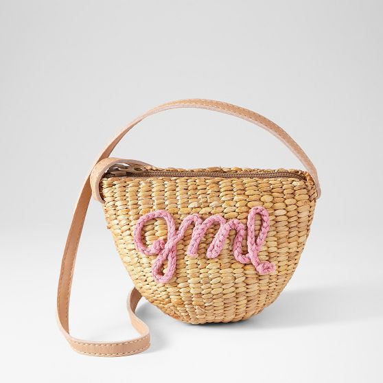 Seagrass Monogrammed Crossbody | Mark and Graham
