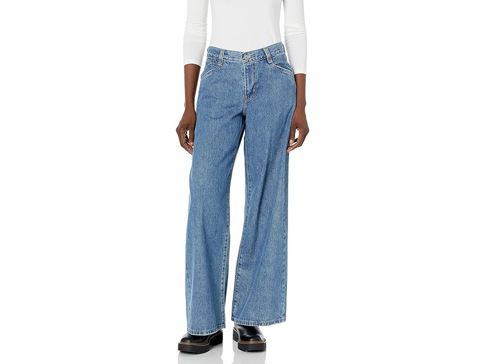 Levi's(r) Womens 94 Baggy Wide Leg Women's Jeans Take Chances : 24 31, Cotton/Denim | Zappos