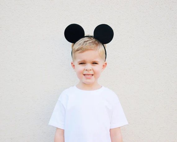 Mouse Ears | Kids Boy Mouse Ear Headband | Black Felt Mouse  Ears | Felt Mouse Ears for kids | Bo... | Etsy (US)