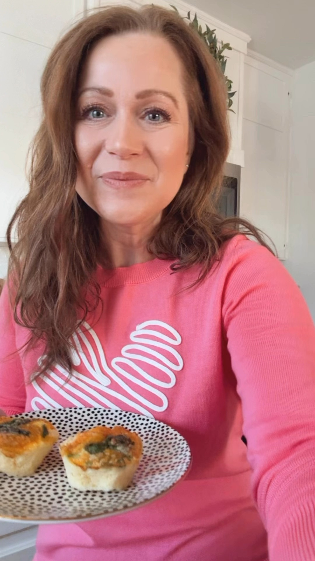 The lightweight Valentines sweater from todays reel 

4 pattern options 
I am in a small 

#LTKOver40 #LTKMidsize #LTKFindsUnder50