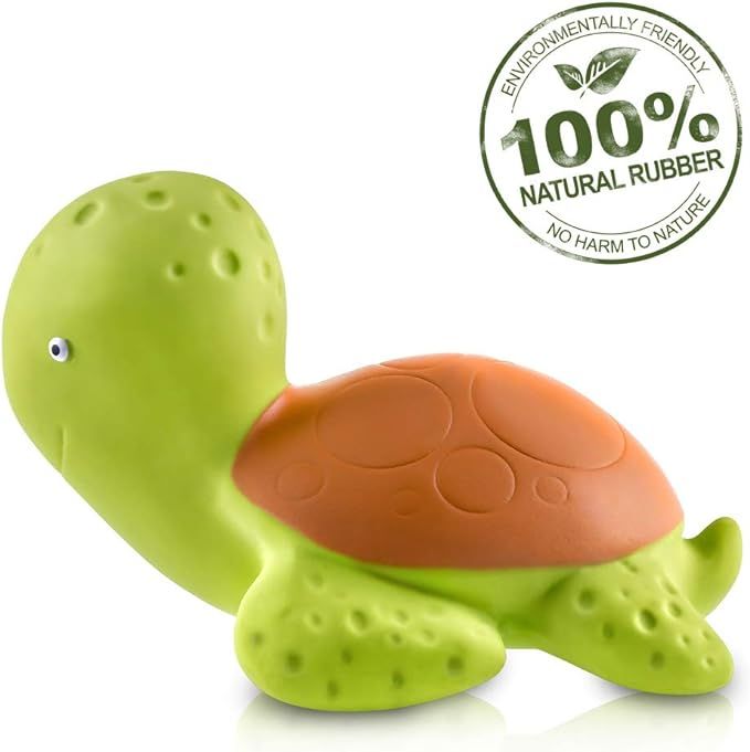 Pure Natural Rubber Baby Bath Toy - Mele the Sea Turtle - Without Holes, BPA, PVC, Phthalates Fre... | Amazon (US)