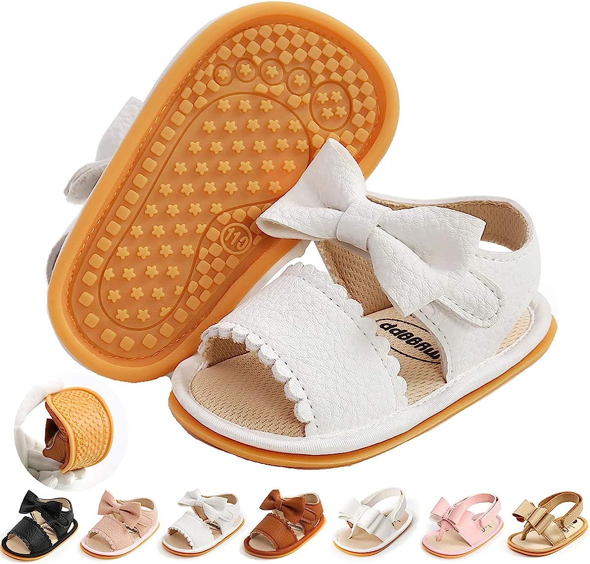 Ohwawadi Infant Baby Boys Girls Sandals, Soft Non-Slip Rubber Sole Summer Toddler Baby Walking Sh... | Amazon (US)