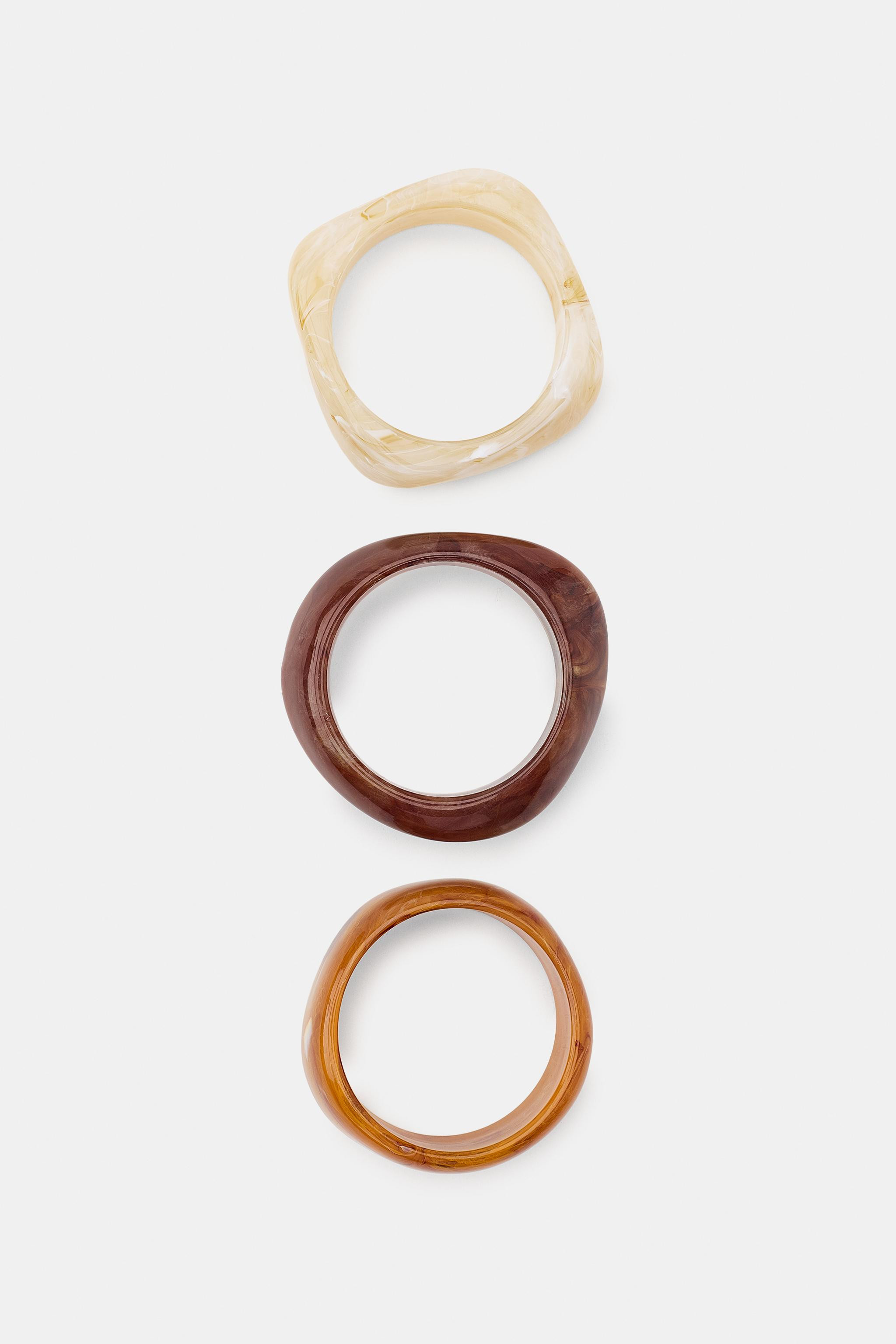 3-PACK OF RESIN BRACELETS | Zara US
