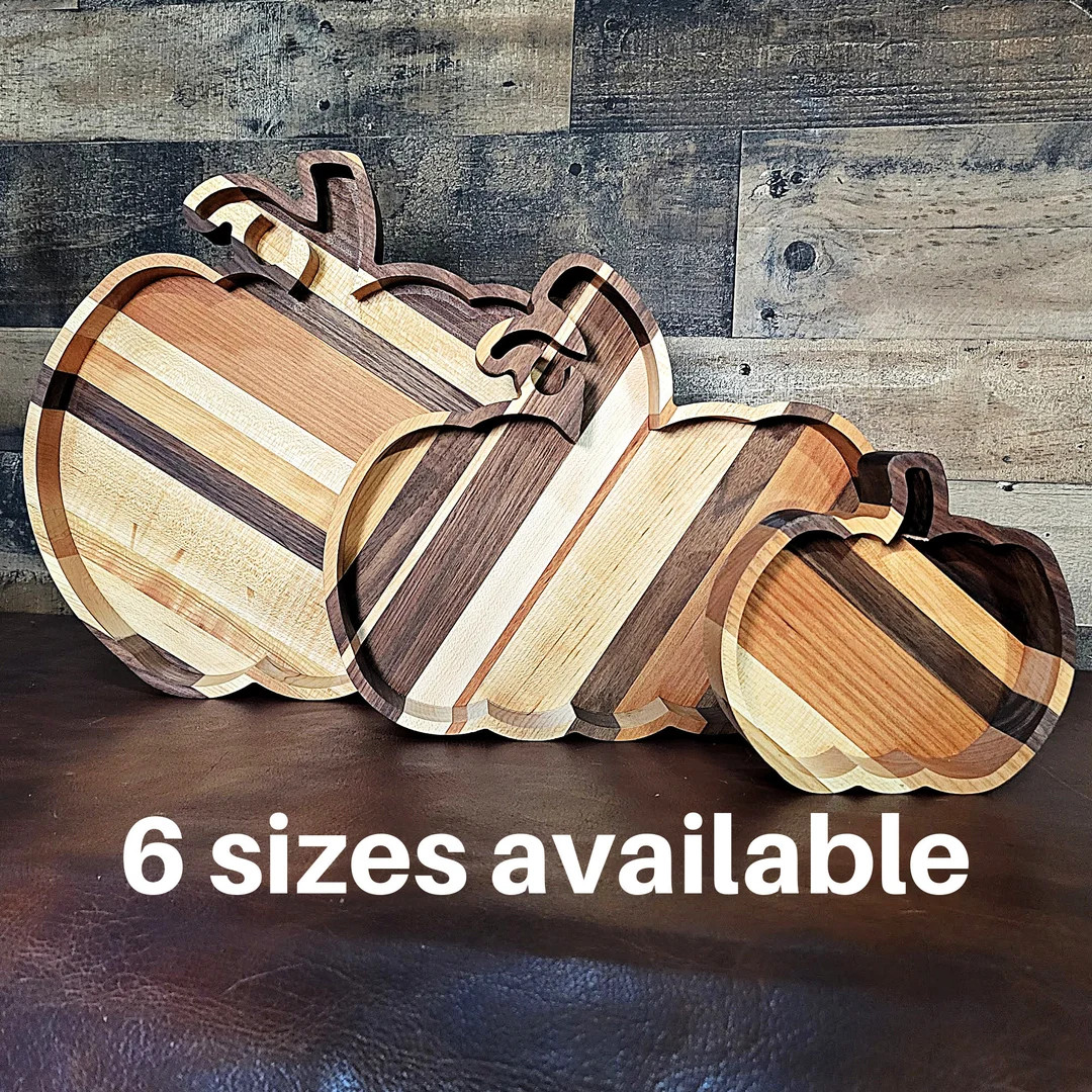 Personalized Pumpkin Wood Tray / Fall Decor / Southern Decor / - Etsy | Etsy (US)