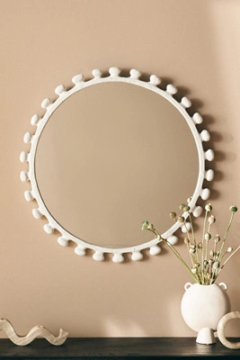 Regina Andrew Sanya Metal Matte White Mirror | Anthropologie (US)