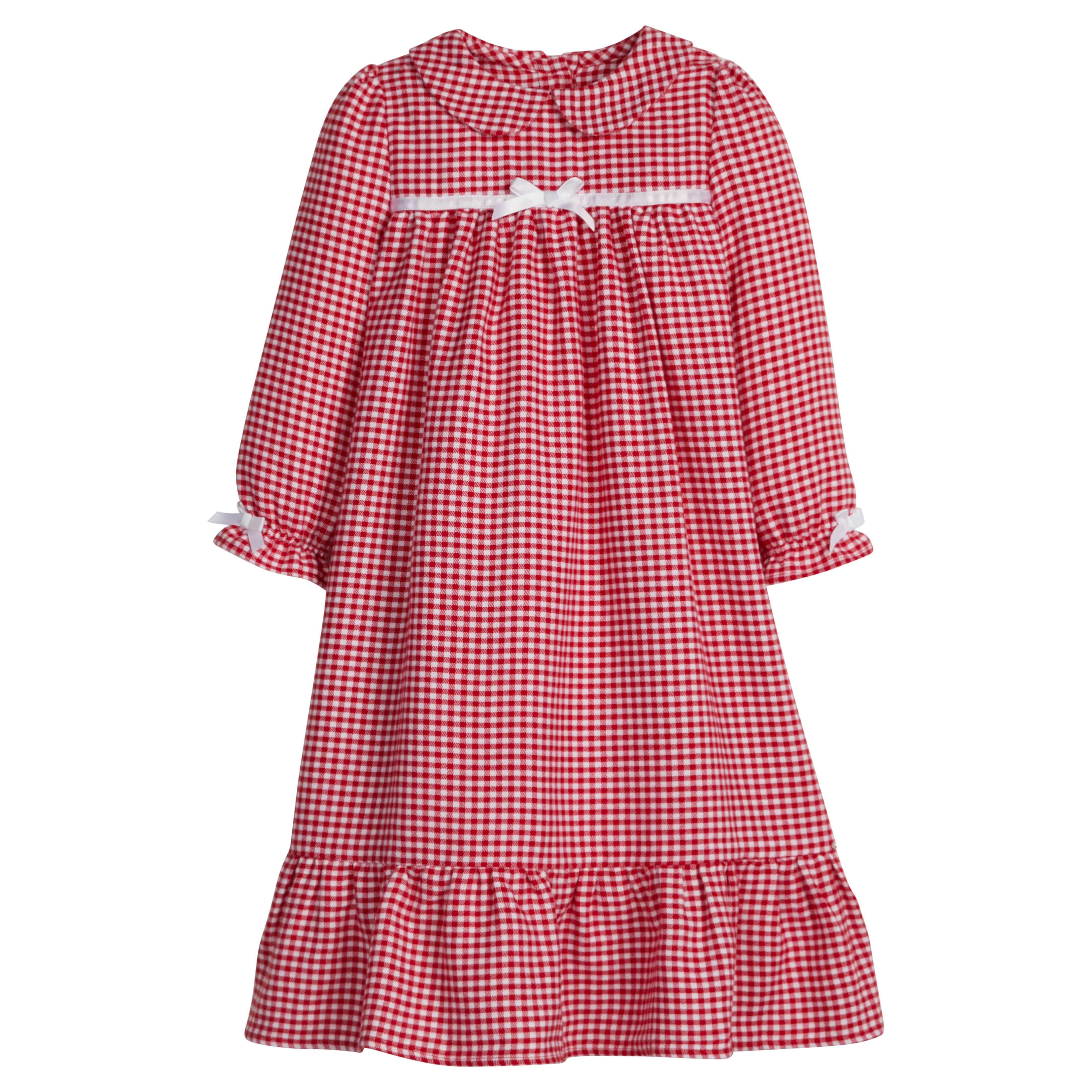 Girl's Classic Nightgown - Red Gingham | Little English