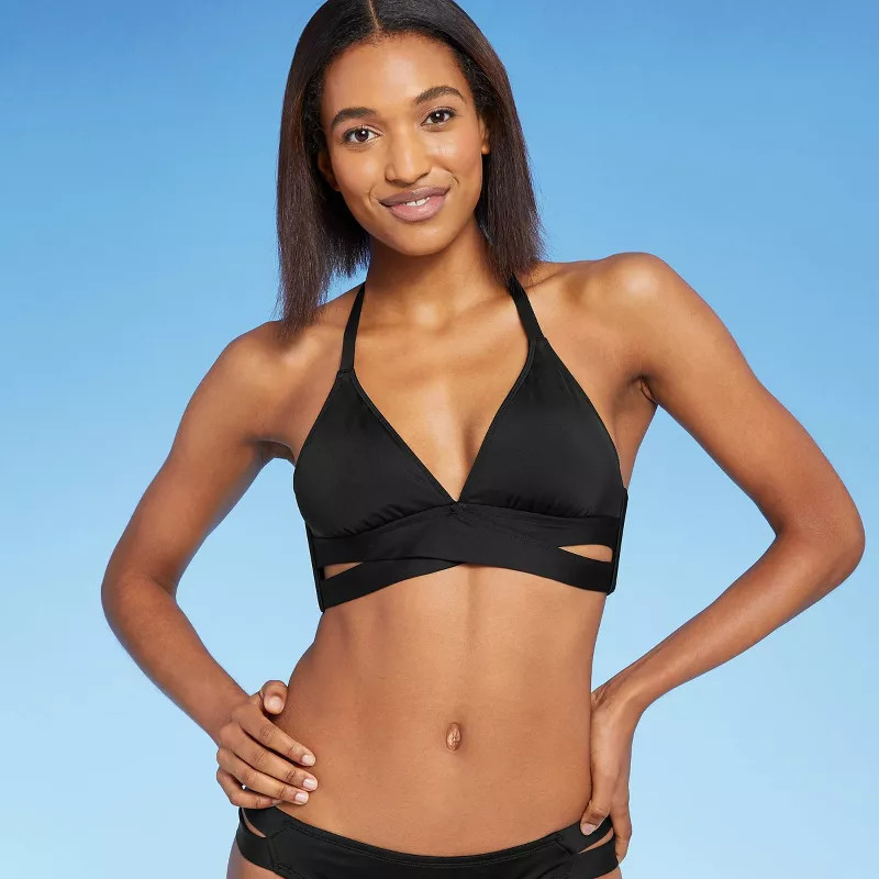 Women's Faux Wrap Bikini Top - Kona Sol™ | Target