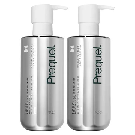 Prequel Skin - Gleanser Non-Drying Glycerin Cleanser - 2 Pack - Moisturizing Face Wash - Unscented - 13.5 Fl Oz | Walmart (US)