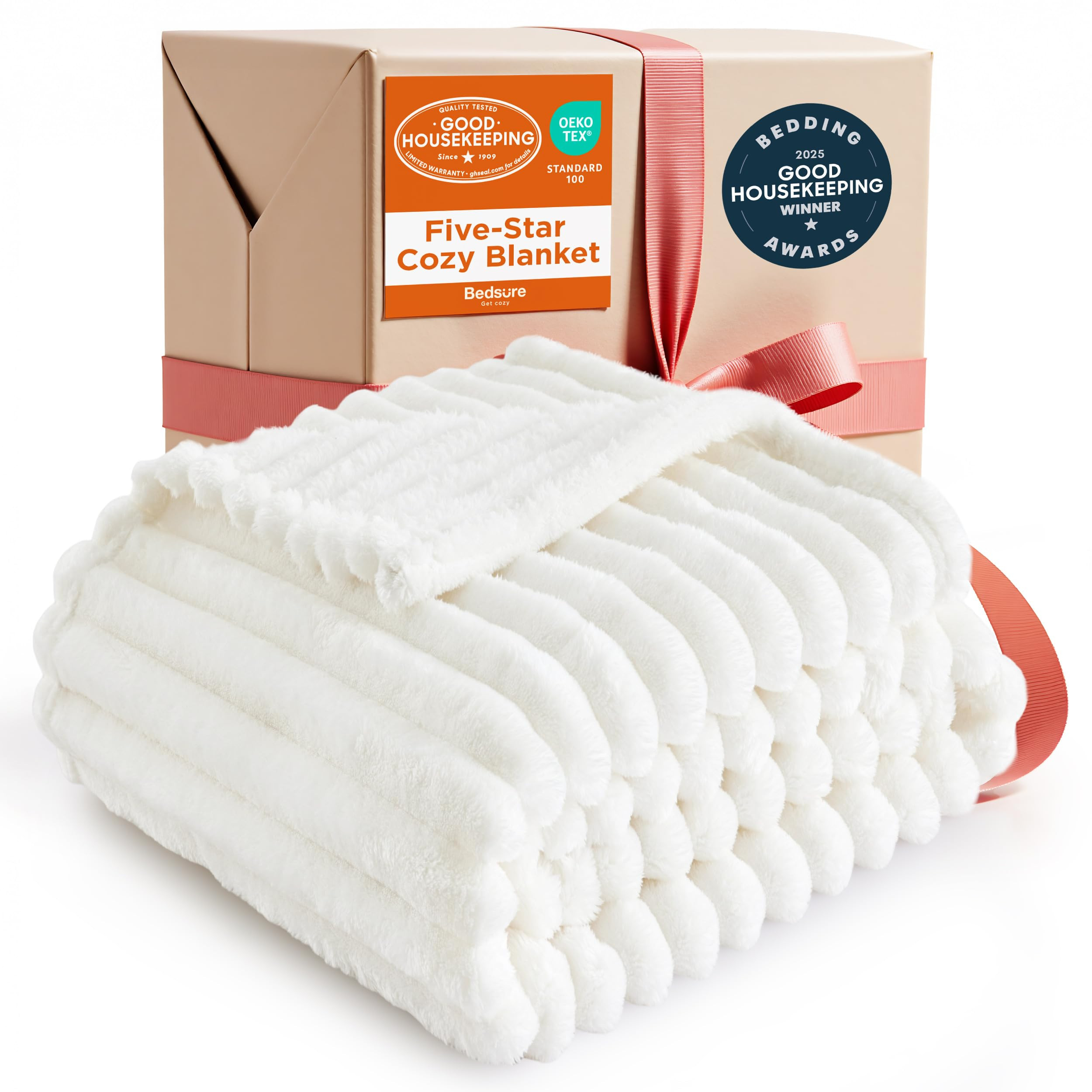 Bedsure GentleSoft Twin Blanket for Bed - Cozy Soft Blankets for Women, Cute Small Fleece Throws ... | Amazon (US)