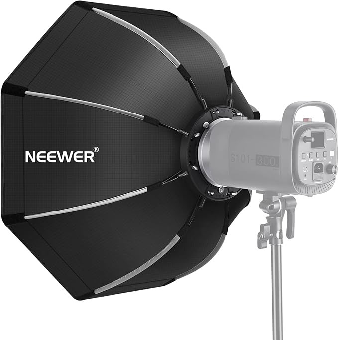 NEEWER 26''/65cm Octagonal Softbox Quick Release, with Bowens Mount, Carrying Bag Compatible with... | Amazon (US)