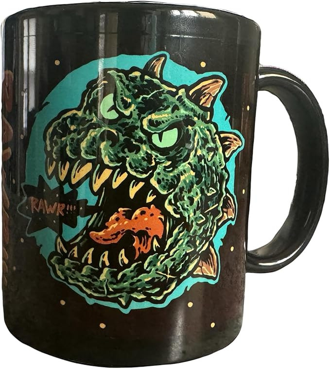 Unique Japanese Kaiju Monster Coffee Tea Mug - Handcrafted Ceramic Cup - King of Monsters | Amazon (US)