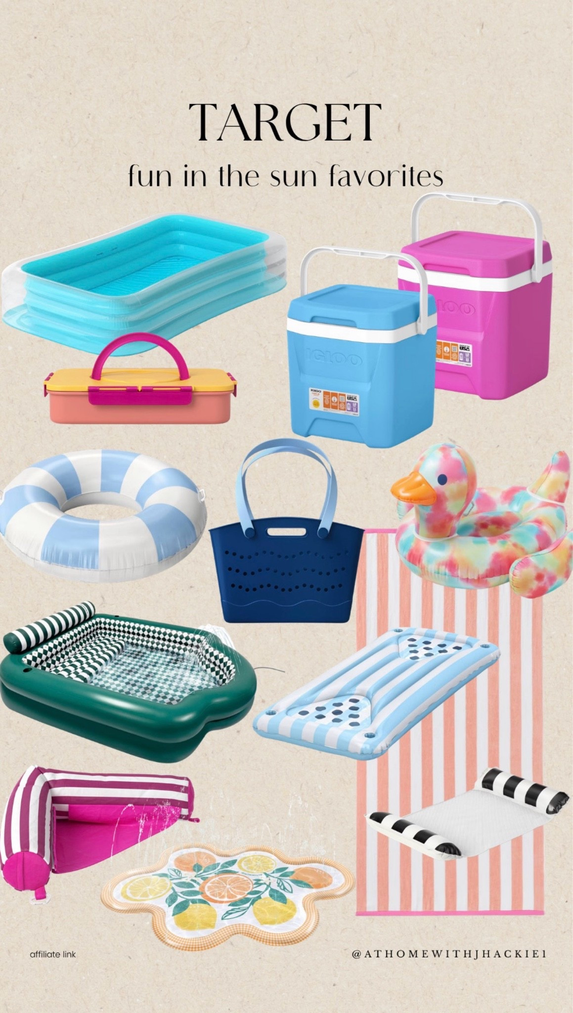 Summer fun starts with the little things ☀️💦

From pool floaties and water toys to backyard games and outdoor essentials, these are the finds making summer with the kids so much more fun. Whether you're spending the day by the pool, hosting backyard playdates, or soaking up every minute of sunshine, these are the items we're reaching for on repeat.

Sharing all of our favorite @Target summer finds that keep the kids entertained and make those long summer days even better. 🌊🏖️☀️

#ad #sponsored #TargetStyle #SummerFun #PoolDay #OutdoorPlay #TargetFinds

#LTKHome #LTKSeasonal