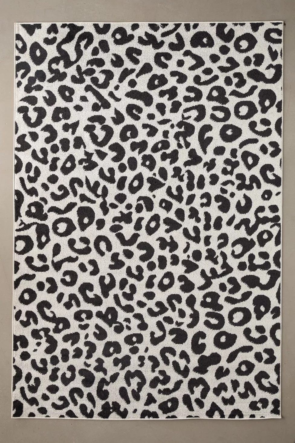Leopard Printed Performance Rug | Urban Outfitters (US and RoW)