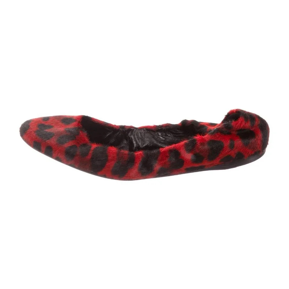 JIL SANDER Ponyhair Printed Flats Size: 8.5 | Poshmark