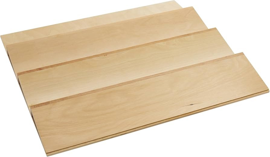 Rev-A-Shelf 22" 3 Tiered Seasoning Organizer, Trim-to-Fit Wooden Kitchen Draw and Cabinet Home St... | Amazon (US)