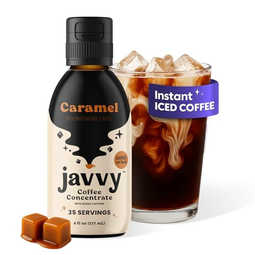 Coffee Concentrate - Cold Brew Coffee, Perfect for Hot or Iced Instant Coffees, Hot Drinks, Cold Brew Concentrate, 35 Servings - Caramel | Amazon (US)